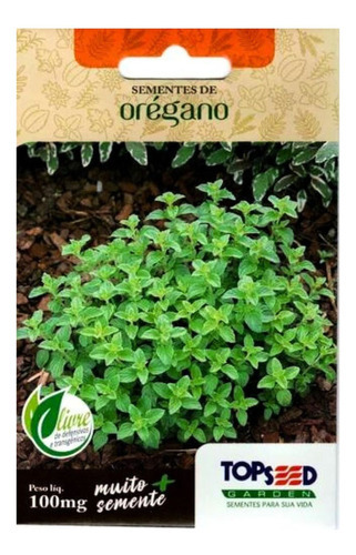 Sementes De Orégano Origanum Vulgare Topseed Garden