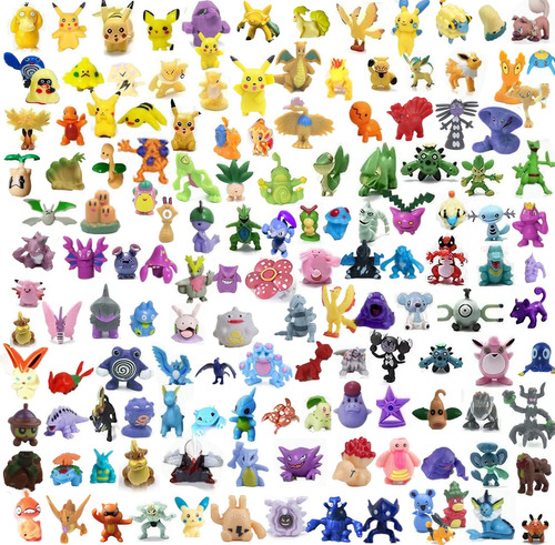 Pokémon Figura Juguetes Niño Muñecas Juguetes 144pcs