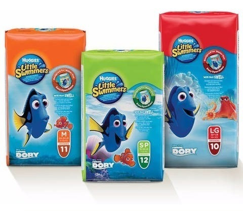 Huggies Pañal Bebe Para Agua Little Swimmer 11 A 15 Kg X 11u