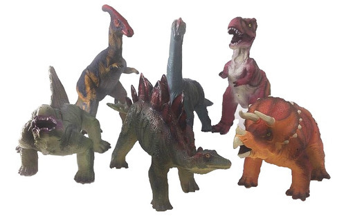 Figura Juguete  Dinosaurios De Goma/de Plastico