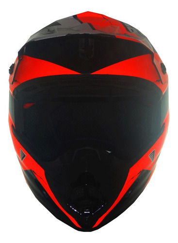 Imagen 4 de 9 de Casco Vertigo Mz3 Race Division Off Road Naranja M
