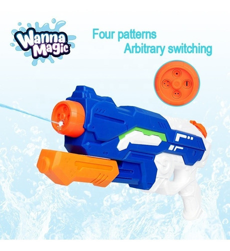 Imagen 6 de 7 de Pistola De Agua 40cm Water Blaster 8 Metros Juguete