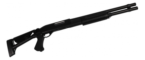 Escopeta Airsoft Cyma M870 Tactical Larga Black Semiauto