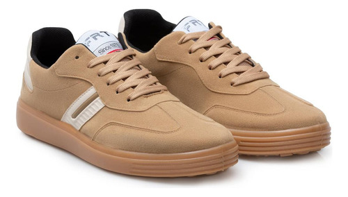 Sneakers Casuales Ve3642504 Corte Gamuza Marrón Fiesta Liso