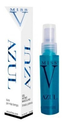 Gel Lubricante Intimo Mis V Azul (masculino) Mayor Potencia