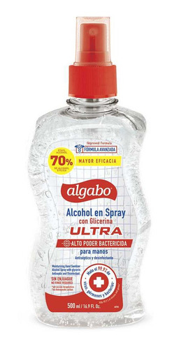 Algabo Alcohol Con Glicerina X500ml   