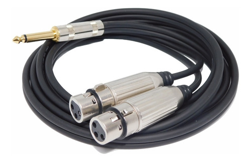 Cable Plug Mono A Canon Xlr Hembra 5 Mts Profesional Hamc
