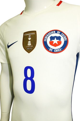 Camiseta Chile 2016 Visita Prof. C/nombre Y N° Original Nike