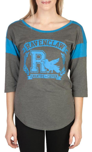 Harry Potter Ravenclaw Raglan Athletic Camiseta Camiseta 2xl