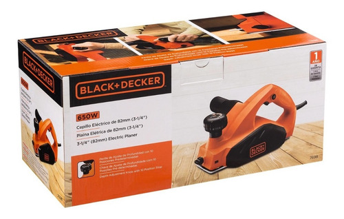 Cepillo Electrico 3 1/4 650w Black + Decker 7698-b2c