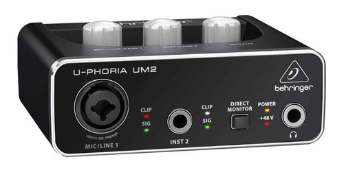 Interfaz De Audio Usb Um2 Behringer - Mihaba