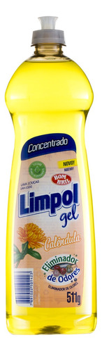 Detergente Limpol Calêndula em gel em squeeze 511 g