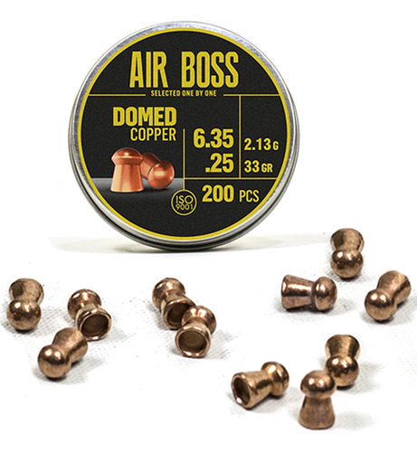 Balines Apolo Air Boss Domed Copper // Cal 6,35mm - 33gr