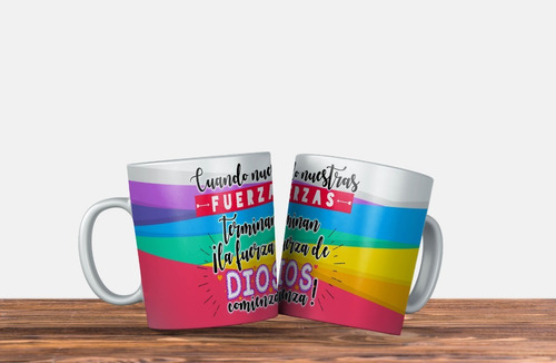 Taza Personalizada Cristianas Plastico