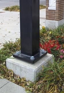 Imagen 2 de 2 de Columna Hierro 50x50x2mm