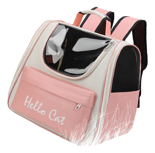 Mochila Transportadora Para Gatos Hello Cat