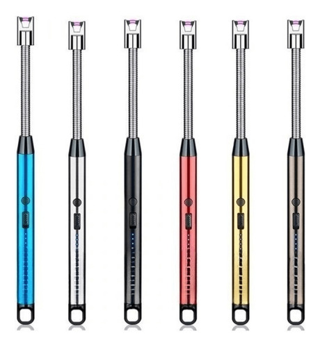 Encendedor Electrónico, Carga Usb, Viaje, Hogar, Plateado