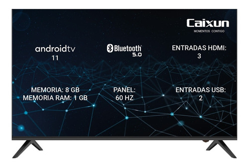 Imagen 7 de 10 de Smart Tv 43 Pulgadas Uhd Android Caixun