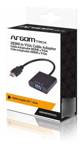 Cable Adaptador Hdmi A Vga Arg-cb-0055