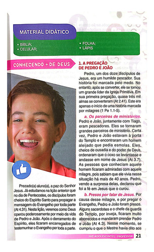 Kit De Lições Bíblicas Pré Adolescente Ebd 10 Aluno + 2 Professor Trimestre Atual Cpad