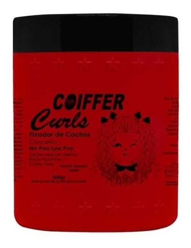 Fixador De Cachos Curls 500g Coiffer No Poo Low Poo