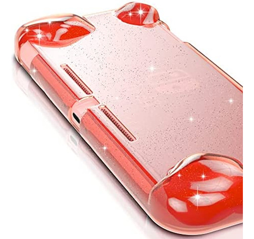 Nananino Estuche Transparente Con Purpurina Para Switch Lite