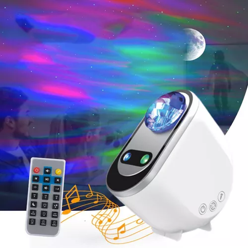 ✨Proyector de Aurora Boreal , Luna 🌜 y Estrellas 🌟 ✨Viene con Bluetooth  incorporado para conectar a tu teléfono 📱 ✨Trae 48 Efectos de iluminación  , 5, By Global CELL