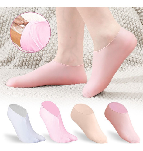 Calcetines Hidratantes De Silicona Para Cuidado De Pies
