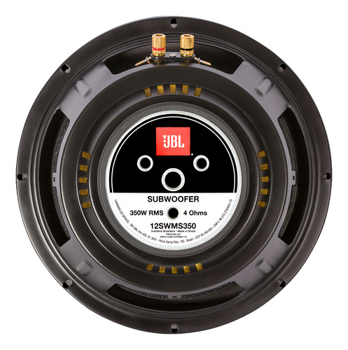 Subwoofer Jbl 12 350 Wrms 4 Ohms Bobina Simples