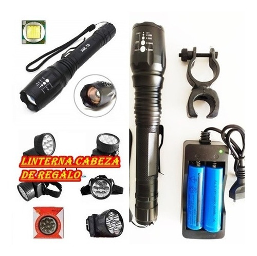 Lámpara Táctica High Ligth Torch 2500 L  C + Soporte Rifle