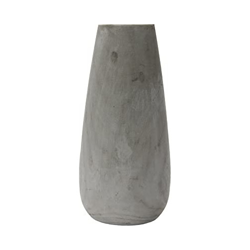 Paulownia Wood Grey Wash Vase - Jarrón De Madera De Pa...
