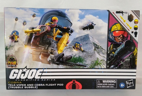 G.i. Joe C Series Cobra Tele-viper And Cobra Flight Pod # 98