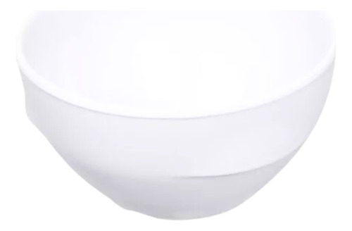 12 Tazon Consome Bowl Melamina Blanco 250ml Apilable 12 Pzas