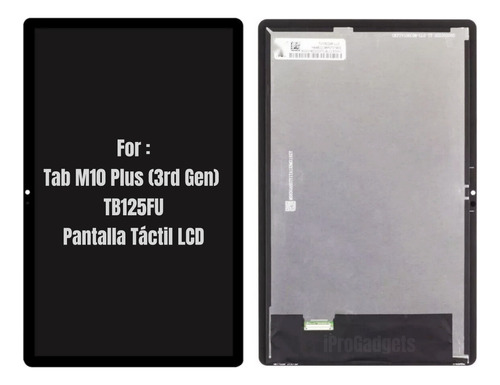 Pantalla Táctil Lcd Para Lenovo Tab M10 Plus 3rd Gen Tb125fu