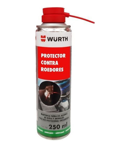 Repelente Roedor Wurth Spray Protector Cable 2 Unidades