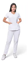 Comprar Uniformes Médicos Tela Nova Semistrech Blanco