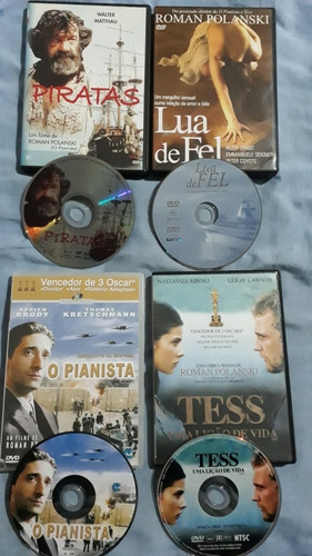 4 Dvd Lua De Fel/pianista/piratas/tess Roman Polanski A4