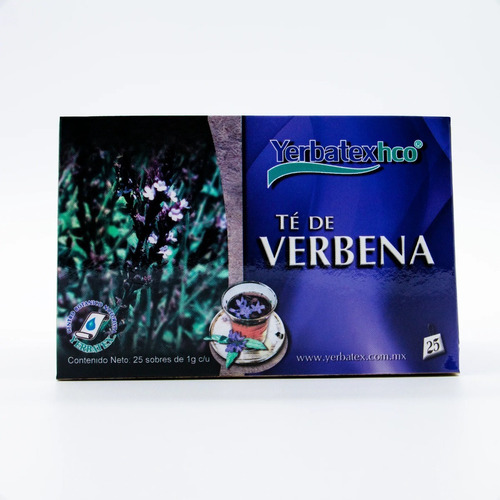 Té De Hierba Verbena Caja Con 25 Bolsitas De 1g