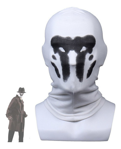 Máscara De Rorschach Halloween Inkblot Watchmen Prop