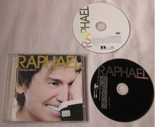 Disco Cd + Dvd. Raphael. Cerca De Ti