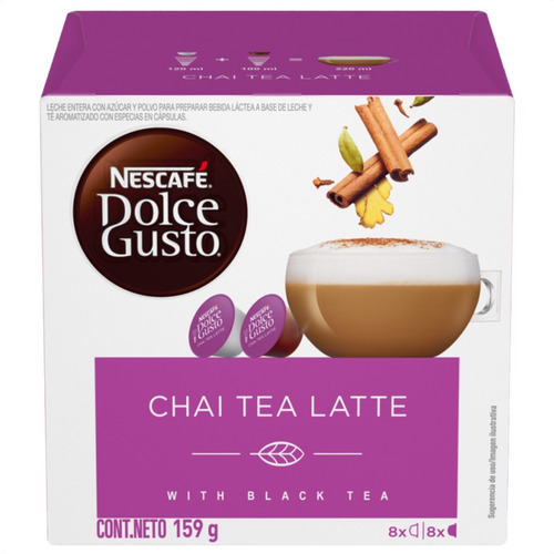Cápsulas Nescafé Dolce Gusto Chai Tea Latte X 16