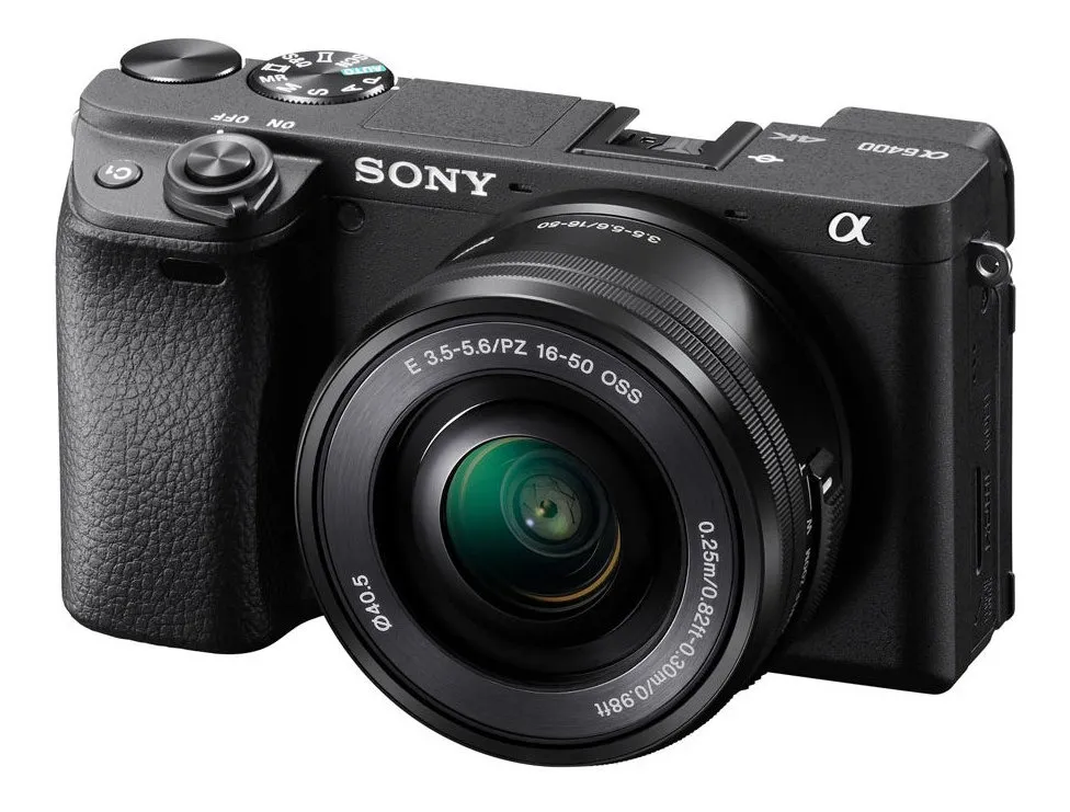 Sony Alpha Kit Alpha 6400 + lente SELP1650 ILCE-6400L