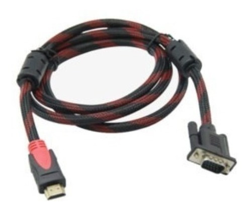 Imagen 2 de 4 de Cable Hdmi Vga 3 Mts Metros Conexión Pc Monitor Imagen