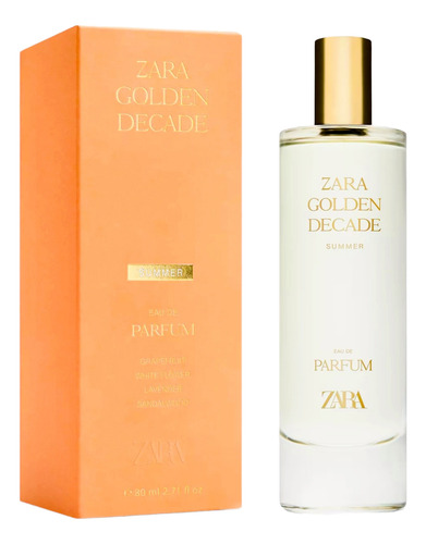 Zara Golden Decade Summer Nuevo Y Original Edp 80ml