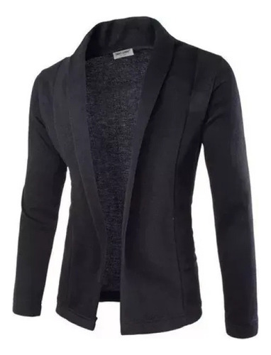 Blazer Para Hombre, Cárdigan, Manga Larga, Corte Ajustado, Suéter