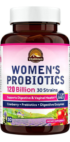 Vitalitown | Women's Probiotics | 30 Veggie Capsules