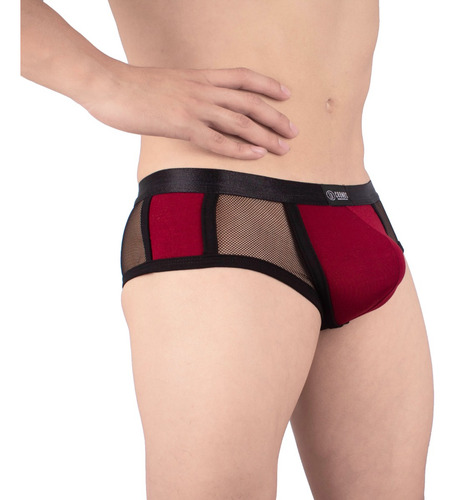 Cachetero Comodo De Algodón Y Mesh Para Hombre Robin Flex