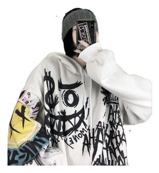 Sudadera Con Capucha Y Estampado Para Adolescente