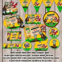 Comprar Kit Imprimible Editable Cumpleaños  Plants Vs Zombies
