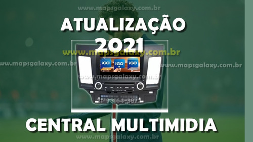 Imagem 2 de 2 de Atualização Gps Igo 2021 Central Multimídia Aikon Mapas Br